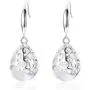 Sllaiss 925 Sterling Silver Filigree Drop Earrings for Women White Gold Plated Moonlight Teardrop Dangle Earrings Hypoallergenic Jewelry Gift Sllaiss 925 Sterling Silver Filigree Drop Earrings for Women White Gold Plated Moonlight Teardrop Dangle Earrings Hypoallergenic Jewelry Gift