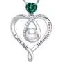 May Birthstone Emerald Jewelry I Love You Necklace 100 Languages to the Moon and Back Mothers Day Necklace for Birthday Gifts Sterling Silver Necklace May Birthstone Emerald Jewelry I Love You Necklace 100 Languages to the Moon and Back Mothers Day Necklace for Birthday Gifts Sterling Silver Necklace