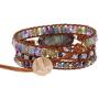 Plumiss Boho Handmade Natural Stone 3 Wrap Bracelet for Women Colection