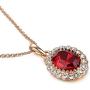 Yoursfs Jewelry for Women Necklace and Earring Sets 18K Gold Plated Jewelry for Women Cubic Zirconia Wedding Jewelry Sets for Brides