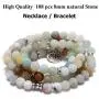 FUTTMI 8mm Natural Sodalite Stone Healing Gemstone 108 Mala Beads Wrap Bracelet Necklace for Yoga Charm Bracelet Jewelry for Women Men FUTTMI 8mm Natural Sodalite Stone Healing Gemstone 108 Mala Beads Wrap Bracelet Necklace for Yoga Charm Bracelet Jewelry for Women Men