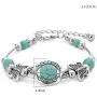 Natural Turquoise Bracelet Classic Luxury Women Summer Unique Design Bohemian Beaded Butterfly Bracelet Jewelry
