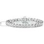 NATALIA DRAKE 1/4 Cttw Wave Link Diamond Tennis Bracelet for Women in Rhodium Plated Sterling Silver (Color I-J / Clarity I2-I3)