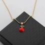 CENWA Tiny Red Apple Necklace Teacher Appreciation Gift Teacher Jewelry Teacher Gift Teachers Day Gift Teacher Retirement Gift