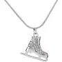 Lemegeton 3D Adorable Exquisite Crystal Figure Skate Charm Pendant Necklace for Girls Women Jewelry