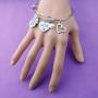 EIGSO Sister Gift The Love Between Sisters is Forever Sister Bracelet Set Sister Gift for Big sis Mid Sis Lil Sis