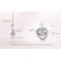 Dancing Diamond Petite Heart Pendant Necklace in 925 Sterling Silver by Parade of Jewels (1/7 ct.tw.), 18'' Dancing Diamond Petite Heart Pendant Necklace in 925 Sterling Silver by Parade of Jewels (1/7 ct.tw.), 18''