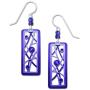 Adajio by Sienna Sky Blue Violet Twigs and Bubbles Earrings 7676