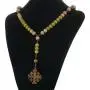 COTTVOTT Wood Rosary Beads Necklace Catholic Saint Benedict Medal Cross Pendant Necklace Prayer Gift COTTVOTT Wood Rosary Beads Necklace Catholic Saint Benedict Medal Cross Pendant Necklace Prayer Gift