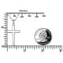 S925 Sterling Silver Cross Pendant Necklace for Women Men