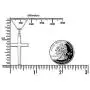 S925 Sterling Silver Cross Pendant Necklace for Women Men