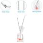 Amosfun Resin Goldfish Koi Fish Necklace Creative Transparent Water Bag Fish Pendant Japanese Lucky Pendant Necklace for Women Kids Men