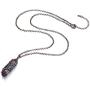 Top Plaza Natural Healing Crystals Gemstone Amethyst Point Necklace Tree of Life Wire Wrapped Pendant Necklaces Reiki Quartz Jewelry for Womens Girls - Bronze