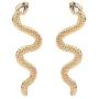 Snake Earrings for Women Vintage Long Serpent Dangle Earrings Animal Jewelry For Women