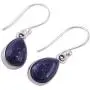 NOVICA Lapis Lazuli .925 Sterling Silver Teardrop Dangle Hook Earrings Be True NOVICA Lapis Lazuli .925 Sterling Silver Teardrop Dangle Hook Earrings Be True