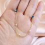 Jewseen Cartilage Chain Earrings Moon Ear Cuff Planet Cartilage Piercing Double Piercing Earrings for Women and Girls Jewelry Gift
