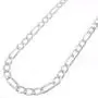 925 Italian Sterling Silver 2.5mm - 10.5mm Solid Figaro Chain, FREE Microfiber Cloth, ITProLux Link Necklace & Bracelet, Giorgio Bergamo 925 Italian Sterling Silver 2.5mm - 10.5mm Solid Figaro Chain, FREE Microfiber Cloth, ITProLux Link Necklace & Bracelet, Giorgio Bergamo