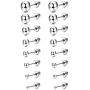Udalyn 8 Pairs Stainless Steel Ball Earrings Studs Screw Backs Ear Cartilage Earrings for Women Men 1.5-7mm