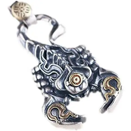 LOVECOM 925 Sterling Silver Scorpion Retro Pendants for Men Women Couple Cool Punk Fashion Charm Jewelry Accessories LOVECOM 925 Sterling Silver Scorpion Retro Pendants for Men Women Couple Cool Punk Fashion Charm Jewelry Accessories