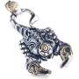 LOVECOM 925 Sterling Silver Scorpion Retro Pendants for Men Women Couple Cool Punk Fashion Charm Jewelry Accessories
