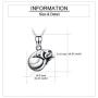 ONEFINITY Cat/Dog Urn Necklace for Ashes Sterling Silver Cat/Dog Keepsake Pet Memorial Pendant Jewelry Gift for Women Men