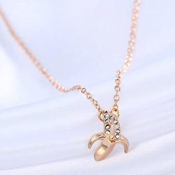 CHUYUN Gold Silver Color Fruit Jewelry Dainty Bananas Pendant Necklace Accessories Simple Necklace
