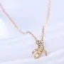 CHUYUN Gold Silver Color Fruit Jewelry Dainty Bananas Pendant Necklace Accessories Simple Necklace CHUYUN Gold Silver Color Fruit Jewelry Dainty Bananas Pendant Necklace Accessories Simple Necklace