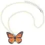 NEWEI Acrylic Floral Butterfly Necklace Chain Pendant Collar Fashion Summer Spring Insect Jewelry for Women Girl Gifts Charm NEWEI Acrylic Floral Butterfly Necklace Chain Pendant Collar Fashion Summer Spring Insect Jewelry for Women Girl Gifts Charm