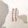 SWEETV Long Pear-Shaped Wedding Birdal Earrings for Brides, Bridesmaids, Crystal Chandelier Dangle Drop Earrings for Women Prom SWEETV Long Pear-Shaped Wedding Birdal Earrings for Brides, Bridesmaids, Crystal Chandelier Dangle Drop Earrings for Women Prom