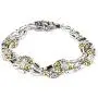 John Medeiros Triple Strand Two Tone Beaded Collection Bracelet Pavé Setting Made in America John Medeiros Triple Strand Two Tone Beaded Collection Bracelet Pavé Setting Made in America