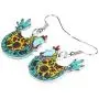 NEWEI Acrylic Floral Chicken Hen Earrings Drop Dangle Cute Farm Animal Pet Jewelry For Women Girl Charm NEWEI Acrylic Floral Chicken Hen Earrings Drop Dangle Cute Farm Animal Pet Jewelry For Women Girl Charm