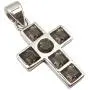 SilverStarJewel Smoky Quartz tcw 2.9 Cross Necklace Pendant 1.2'' Sterling Silver SilverStarJewel Smoky Quartz tcw 2.9 Cross Necklace Pendant 1.2'' Sterling Silver