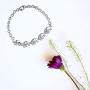 Shop LC 925 Sterling Silver Linked Elephants Bracelet Fashion Jewelry for Women Gifts for Her Size 7.25''