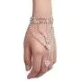yueton 1Pieces Fashion Women Girl Glitter Heart Rhinestone Hand Harness Bracelet Bangle Slave Chain Link Finger Ring Bracelet yueton 1Pieces Fashion Women Girl Glitter Heart Rhinestone Hand Harness Bracelet Bangle Slave Chain Link Finger Ring Bracelet