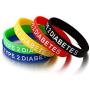 MPRAINBOW 5 Pcs Silicone Rubber Blood THINNER Medical Alert ID Wristband Emergency Bracelet,5 Colors
