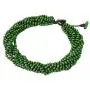 NOVICA Green Beaded Wood Torsade Necklace Khao Luang Belle, 19.75-21.75''