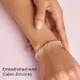 Pandora Jewelry Beads and Pave Cubic Zirconia Bracelet in Sterling Silver Pandora Jewelry Beads and Pave Cubic Zirconia Bracelet in Sterling Silver