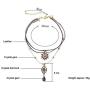 QEPOL Multilayer Fashion Vintage Hademade Women Multilayer Necklace Star Teardrop Chain & Leather Choker Necklace Layer for Women Jewelry