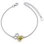 POTOPYY Bee Bracelet S925 Sterling Silver Honeybee Bumble Bee Queen Bee Charms Bangle Manchester Bee Jewelry for Women Girlfriend Gifts