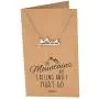 Quan Jewelry Mountain Pendant Necklace for Men and Women, Adventure and Outdoor Lovers, Mountains Jewelry Gift with Greeting Card Quan Jewelry Mountain Pendant Necklace for Men and Women, Adventure and Outdoor Lovers, Mountains Jewelry Gift with Greeting Card