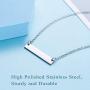 LParkin God is Greater Than The Highs and Lows Specific Bar Necklace Gold Coordinates Bar Necklaces