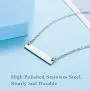 LParkin God is Greater Than The Highs and Lows Specific Bar Necklace Gold Coordinates Bar Necklaces