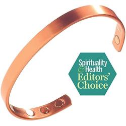 Earth Therapy Copper Magnetic Bracelet For Men and Women, Relieve Arthritis, Carpal Tunnel and Joint Pain