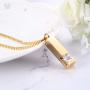 Udalyn Crystal Cremation Urn Jewelry Ashes Memorial Necklace Cube Urn Pendant Necklace for Ashes Mom Dad Grandpa Grandma Women Men