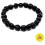 8mm Black Tourmaline 7.5'' Stretch Bracelet with Selenite Tumbled Stone for recharging. Natural Healing Stones for Stress, Anxiety Relief EMF Protection 8mm Black Tourmaline 7.5'' Stretch Bracelet with Selenite Tumbled Stone for recharging. Natural Healing Stones for Stress, Anxiety Relief EMF Protection