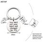 AKTAP Volunteer Appreciation Gift Keychain You Held Out Your Hand and Changed My Life Social Worker Keychain Thank You Gift for Coach Mentor Counselor