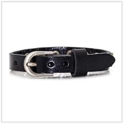 Mgutillart Punk Vintage Alloy Belt Buckle Bracelet Star Leather Cuff Bracelet