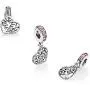 MiniJewelry Family Tree Dangle Charms for Pandora Bracelets Family Heart Tree of Life Sterling Silver Charms for Bracelets