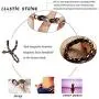 Jstyle 8 Pieces Hematite Magnetic Therapy Bracelet with Jewelry Bag,Strong Elastic,Natural Stones,Stress Relieving Magnet Bracelet Anxiety Relief for Women Men Jstyle 8 Pieces Hematite Magnetic Therapy Bracelet with Jewelry Bag,Strong Elastic,Natural Stones,Stress Relieving Magnet Bracelet Anxiety Relief for Women Men