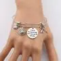 AKTAP Movie TV Show Gift Book Lover Bracelet I Live In The Two Worlds One Is In A World Of Book Gilmore Inspiration Gift Bookworm Jewelry (Gilmore Inspiration Bracelet)
